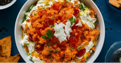 Photo of food in a bowl on a table